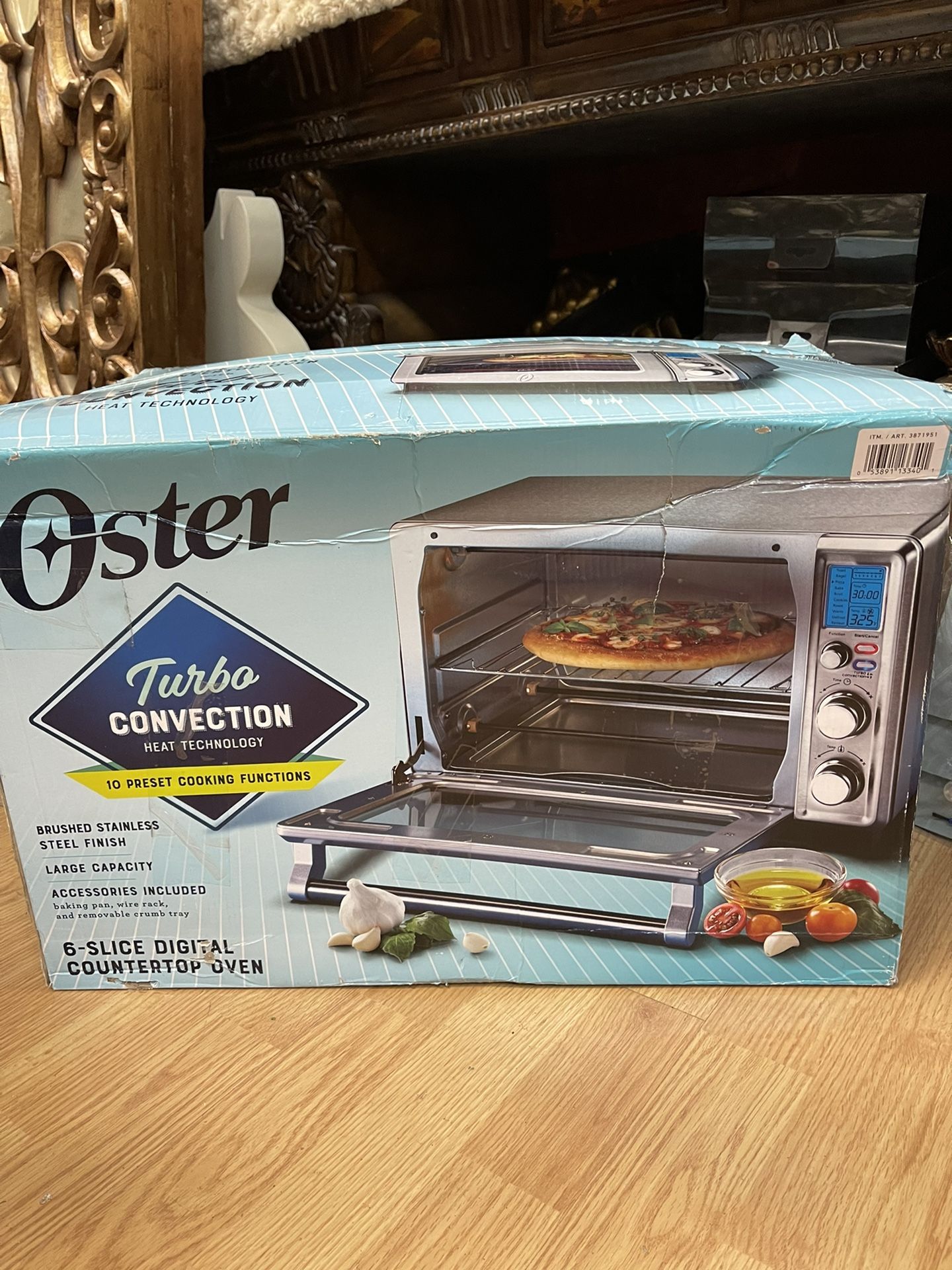 NEW OSTER OVEN $65 “NO HOLDING “