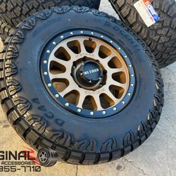 18" METHOD HD Wheels Chevy Silverado 2500 Rims 3500 GMC Sierra Tire 8x180