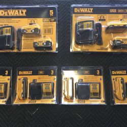 Dewalt batteries 1.5AH-6 AH and chargers