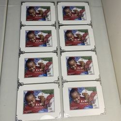 8pc. Frameless Frame Set