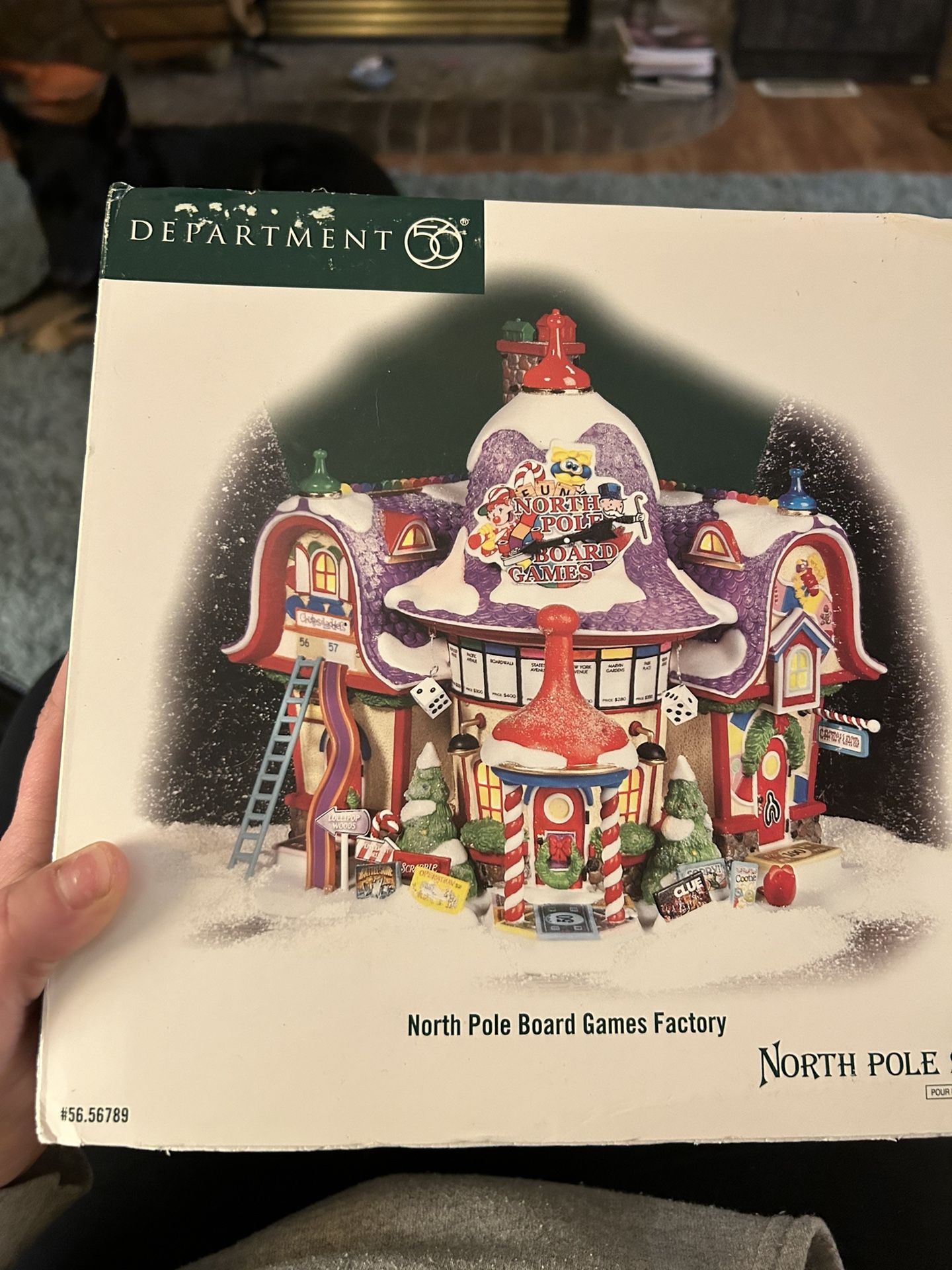 Department 56 North Pole Board Games Factory