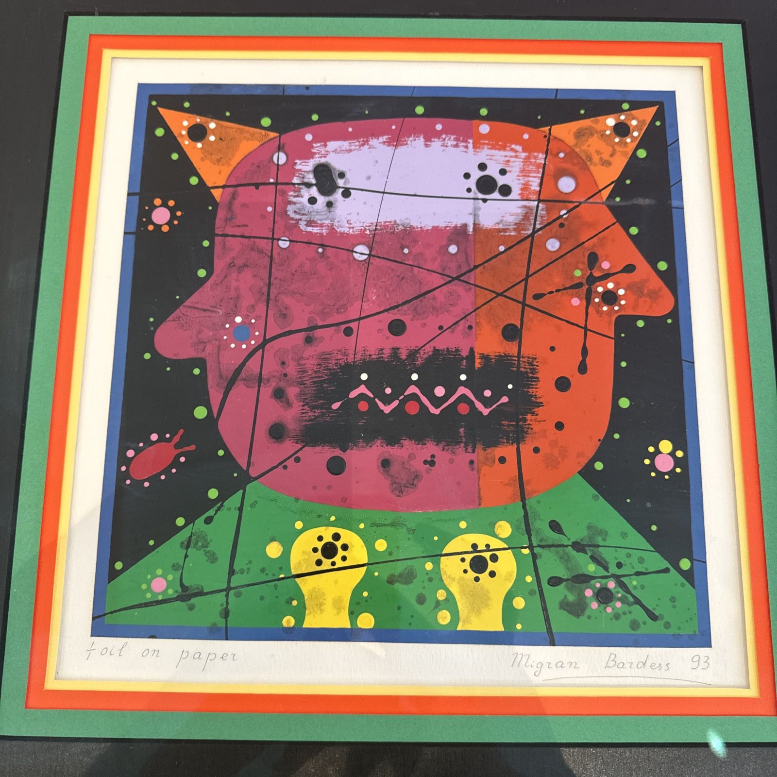 Migran Bardess Foil On Paper