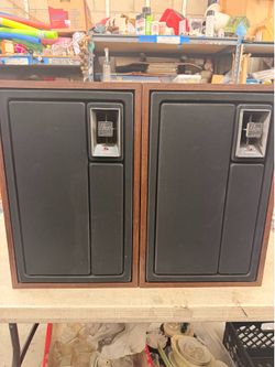 Zenith Allegro 3000 stereo speaker pair vintage 1970s excellent condition untested