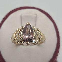 *NEW* 14k Gold Scapolite Ring.