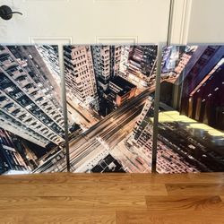Picture Wall Art Aluminum Photo Of Hong Kong China Above Buildings Looking Down Near Aberdeen Tunnel 