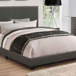 Boyd nailhead queen bed