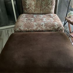 Chair and Ottoman American Signature