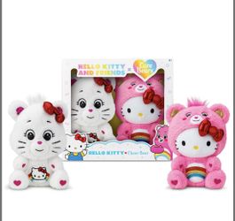 Hello Kitty and Care Bear