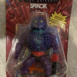 Mattel Masters of the Universe Origins Action Figure & Accessories Set, Spikor 5.5-inch Collectible Toy with Posable Joints & Mini-Comic