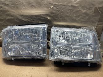 Oh 158 Fit 05-07 Ford 250/350/450 Headlight Pair Amber Corner 