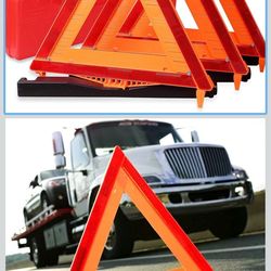 3 Pack Warning Triangle,Enmergency Reflector, Emergency Triangles for Vehicles,Triangle Kit with Case 57810/1