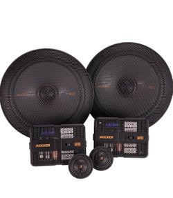 KICKER 51KSS6704 KS-Series 6.75" Component System with 1" tweeters, 4-Ohm, Pair