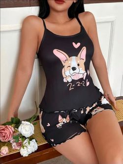 Black pijamas for woman