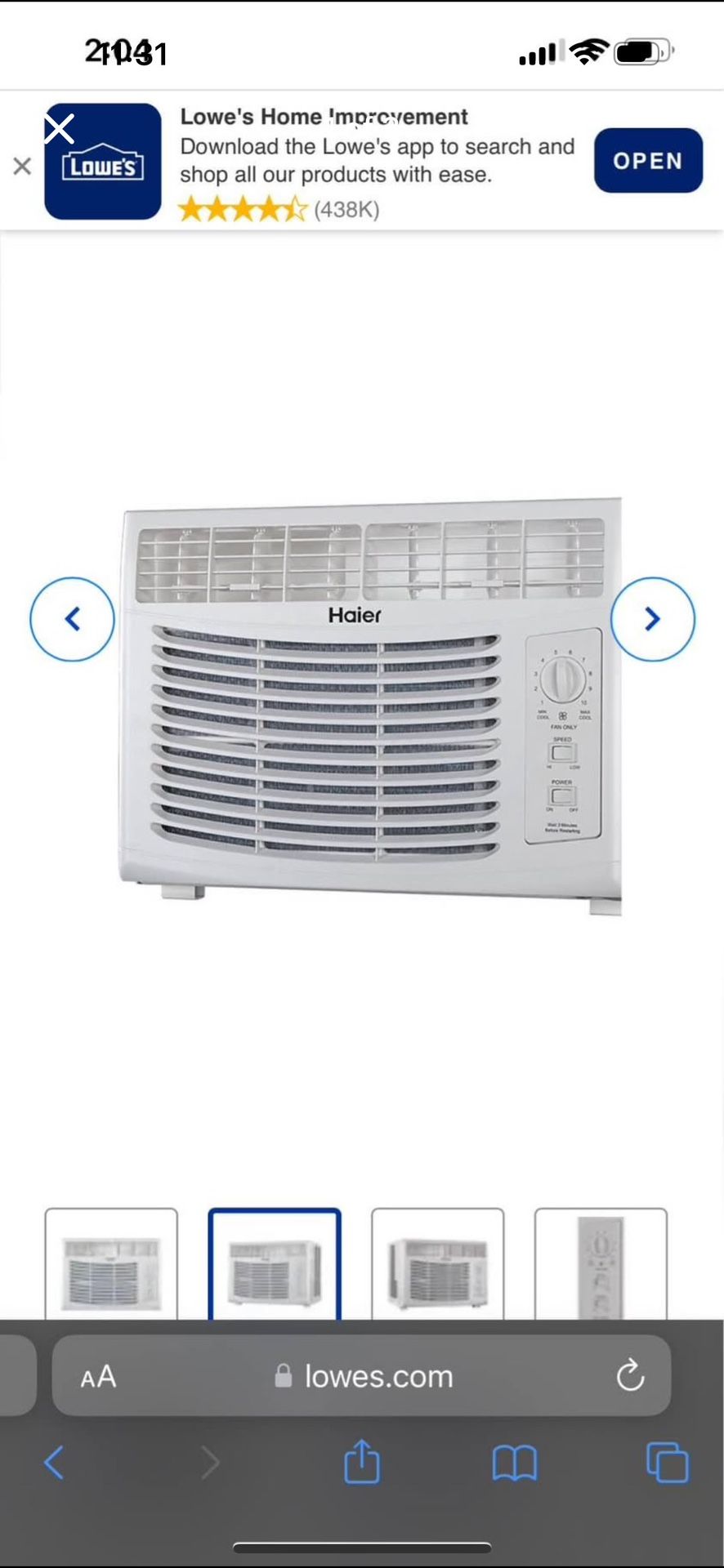 Haier Window Ac