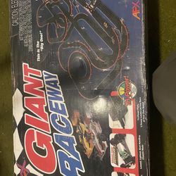 Giant raceway track 62.5 feet in 19 meters