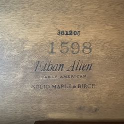 Vintage Ethan Allen Coffee Table 