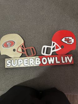 Steel Súper Bowl Lix Sign