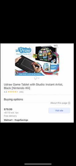 Udraw Nintendo Wii 