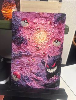 Gengar Pokémon gloss metal art 8”x12”