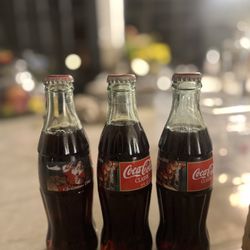 1990s Coca-Cola Glass Bottles