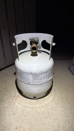 Small 5 lb. Propane Tank with Brass Valve