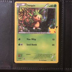 Pokémon - Chespin Holo $10 - McDonalds