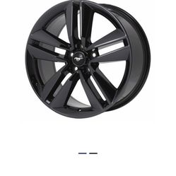2015-2019 Ford Mustang oem Wheels 19” Gloss’s Black