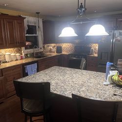 Full Kitchen, Including Stove And Dishwasher Countertop Didn’t Make It. It Broke When I Was Taking.