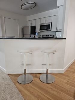 White IKEA chairs