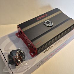 CRUNCH 3725 WATTS MONOBLOCK 1 OHM STABLE BUILT IN CROSSOVER WITH BASS CONTROL CAR AMPLIFIER