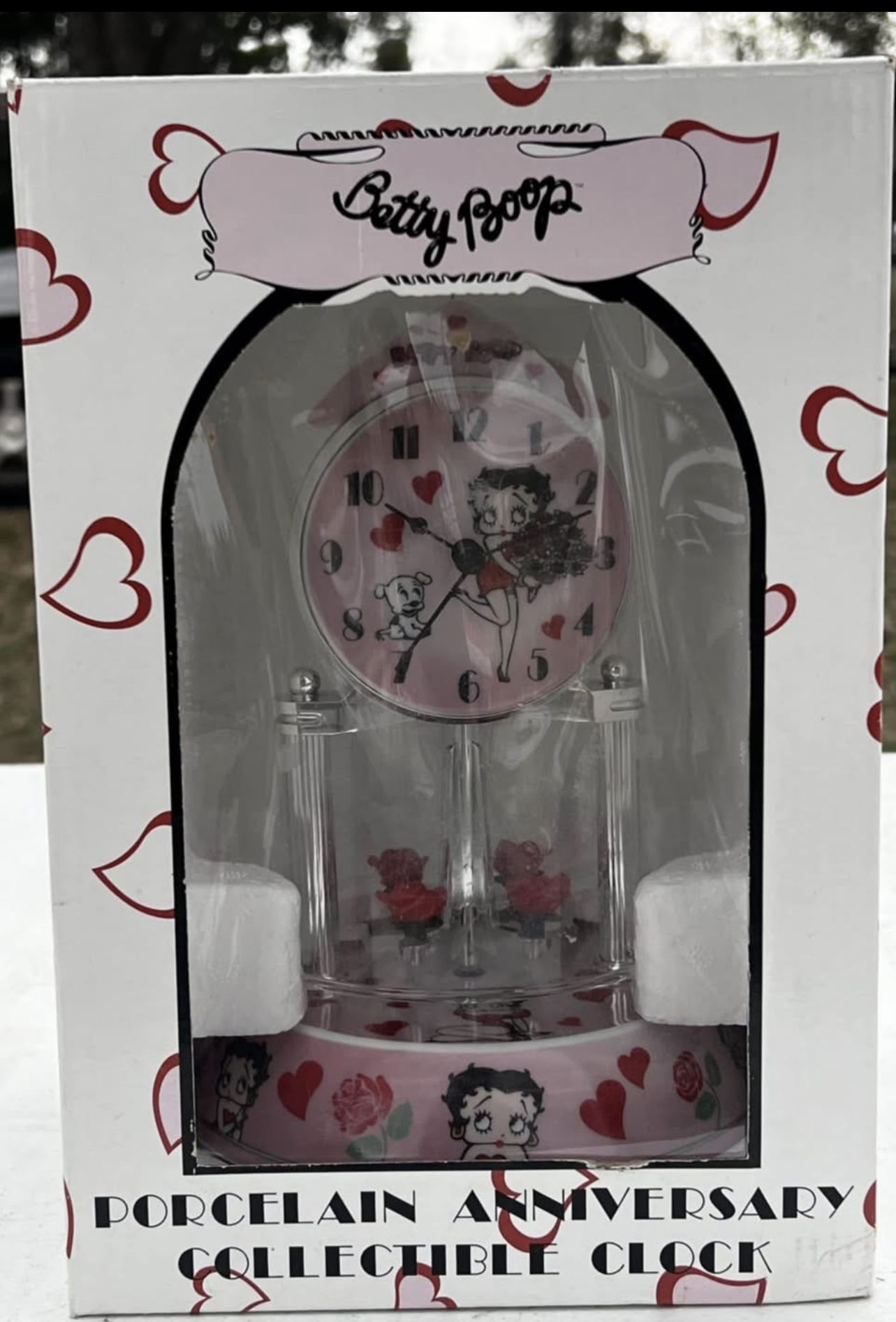 Betty Boop Porcelain Anniversary Collectible Clock