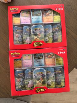 Pokémon Ascended Hero’s 5 tin bundle