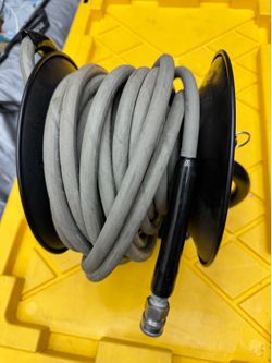 Pressure washer hose reel