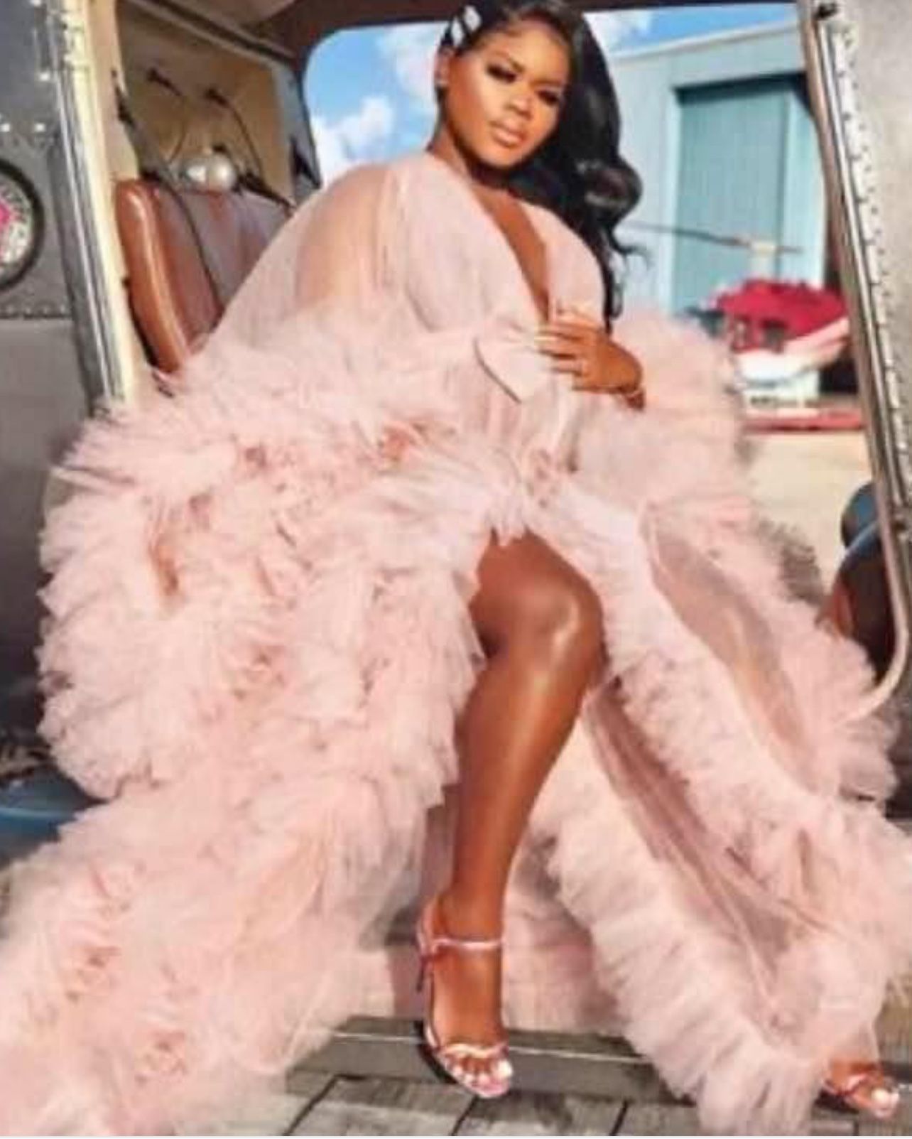 Tulle Robe (photo shoots, party, maternity)