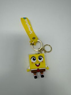 Spongebob Squarepants Keychain Bag Purse Backpack Zipper Charm New