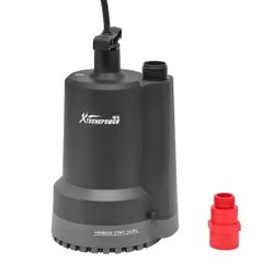 1/3 HP 2150 GPH Thermoplastic Submersible Utility Water Pump  Pool Fish Pond Garden