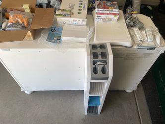 Nintendo Wii Consul, Controllers, Games, Rack, Etc. huge lot!