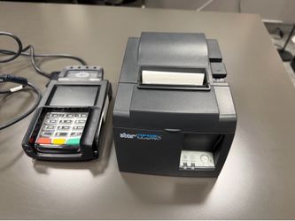 Card reader printer combo