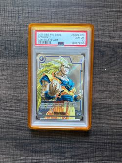 2025 DRAGON BALL SUPER CARD GAME FUSION WORLD MANGA BOOSTER 02 SON GOKU PSA 10 GEM MINT