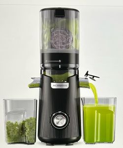 ACOQOOS Slow Masticating Cold Press Juicer