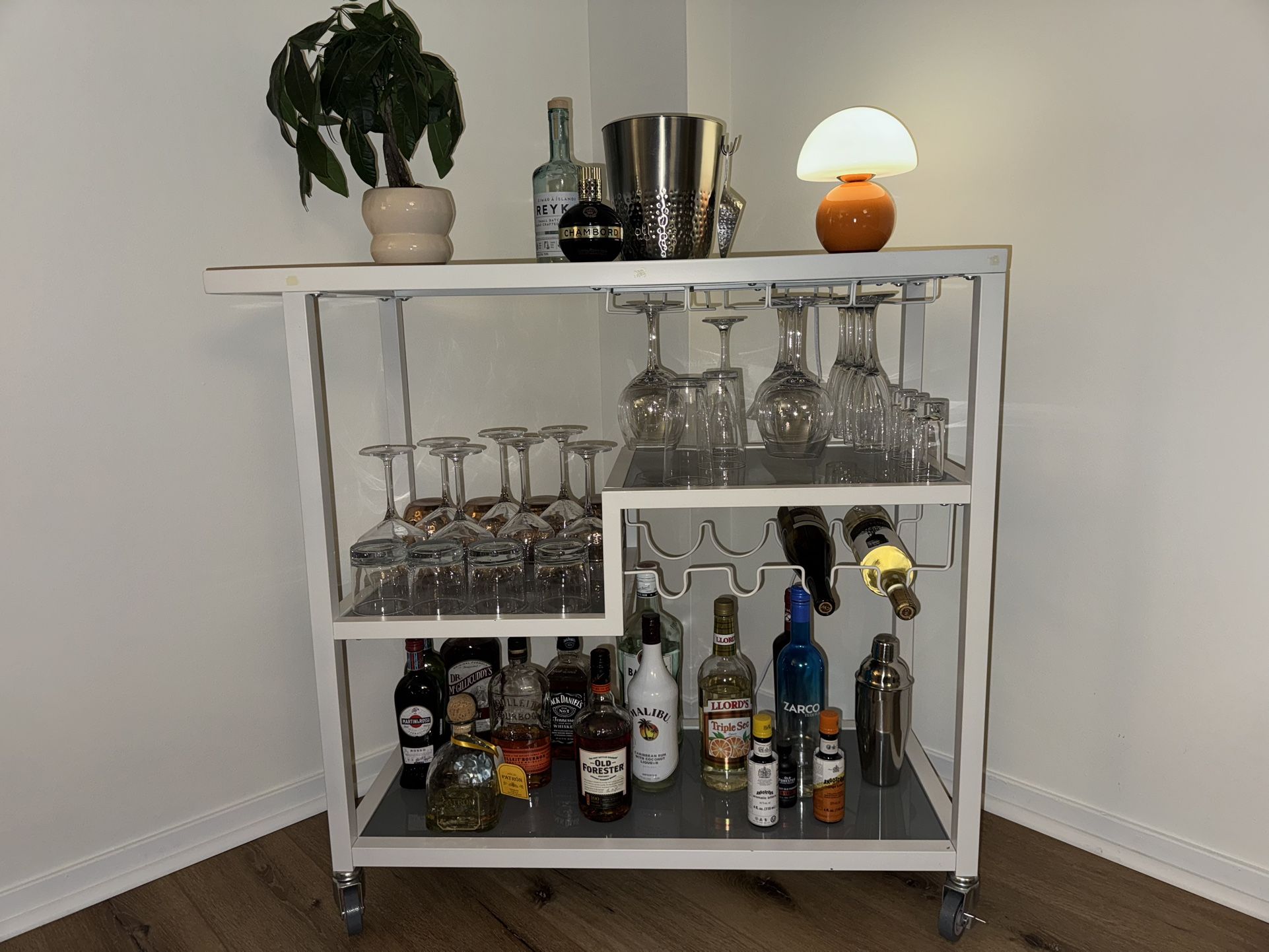 Bar Cart With Wheels