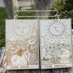 Boho taro card  home art decor