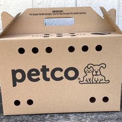 Petco Cardboard Pet Carrier