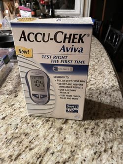 New Accu-check Aviva Diabetes Monitoring Kit