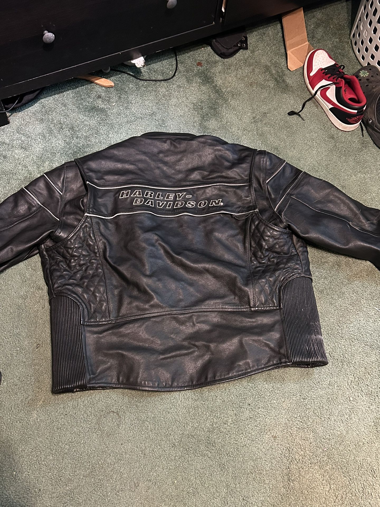 Harley Davidson Biker Jacket  NEED GONE !!
