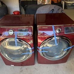 Samsung Electric Front Loading Washer & Dryer