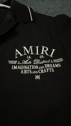 black amiri polo brand new