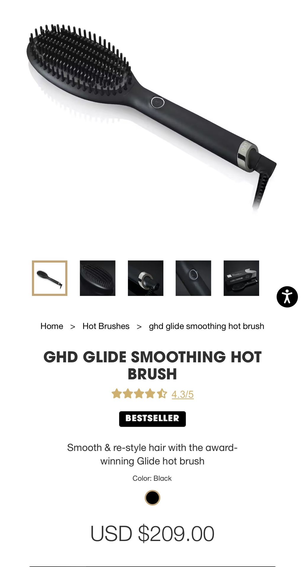 GHD Hair Smoothing Hot Brush