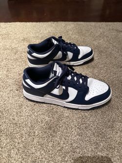 Nike Dunk Low Navy White – Size 10.5 – Good Condition