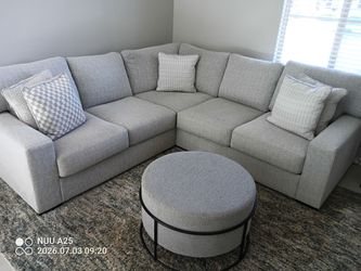 L-shaped couch/sofa by Ashley, half off!